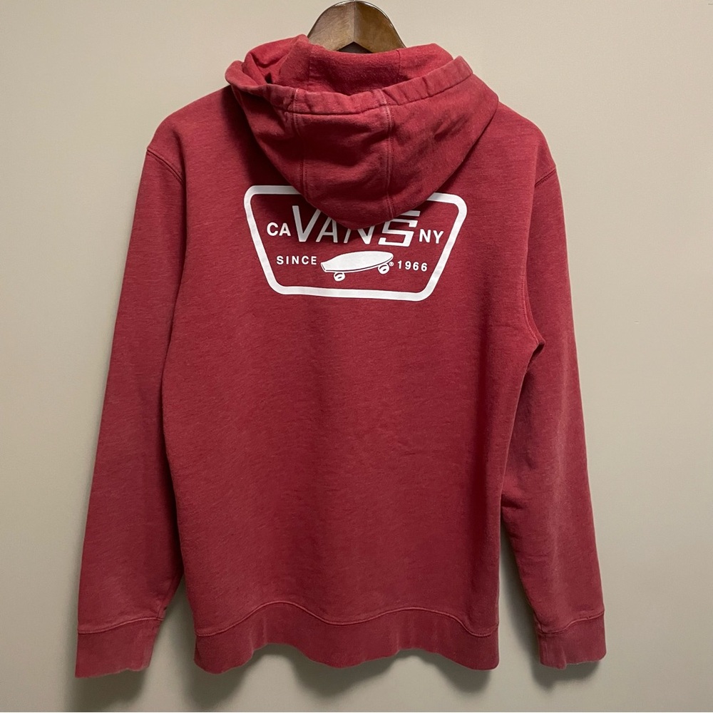 Vans Men's Red Pullover Hoodie - Picture 9 of 12